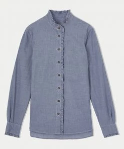 Jigsaw Blue Shirt -Jigsaw Sales Shop unnamed file 455