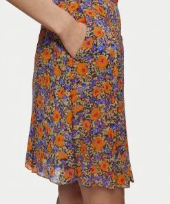 Jigsaw Orange Vintage Poppy Mini Skirt -Jigsaw Sales Shop unnamed file 464 scaled