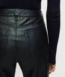 Jigsaw Black Leather Lea Jeans -Jigsaw Sales Shop unnamed file 474 scaled