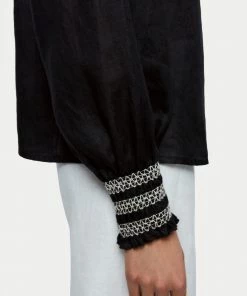 Jigsaw Black Light Linen Smocked Detail Top -Jigsaw Sales Shop unnamed file 484 scaled