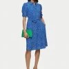 Jigsaw Blue Stem Ditsy Shirt Dress