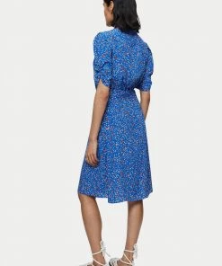Jigsaw Blue Stem Ditsy Shirt Dress -Jigsaw Sales Shop unnamed file 494 scaled