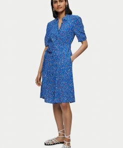 Jigsaw Blue Stem Ditsy Shirt Dress -Jigsaw Sales Shop unnamed file 495 scaled