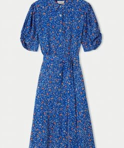 Jigsaw Blue Stem Ditsy Shirt Dress -Jigsaw Sales Shop unnamed file 499 scaled