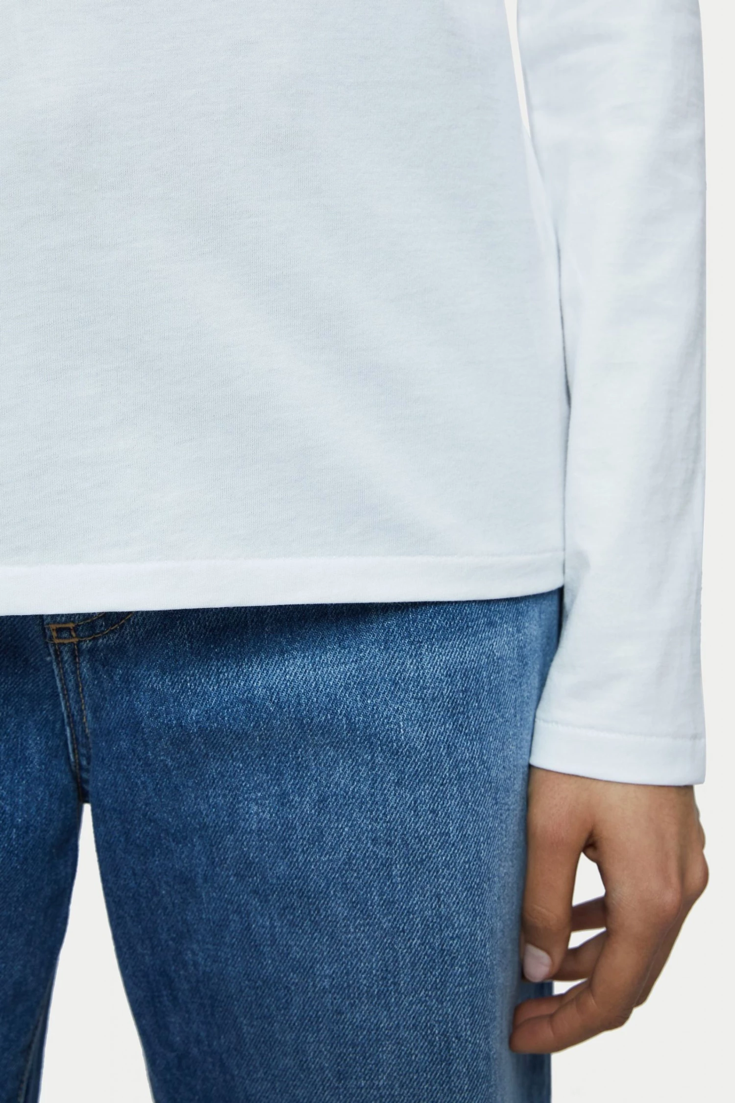 Jigsaw Supima Cotton Long Sleeve T-Shirt 5 Jigsaw Supima Cotton Long Sleeve T-Shirt - Image 5