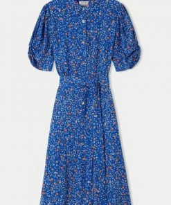 Jigsaw Blue Stem Ditsy Shirt Dress -Jigsaw Sales Shop unnamed file 500