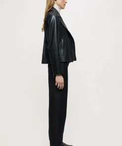 Jigsaw Black Quinn Leather Biker Jacket -Jigsaw Sales Shop unnamed file 507 scaled