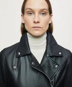 Jigsaw Black Quinn Leather Biker Jacket -Jigsaw Sales Shop unnamed file 508 scaled