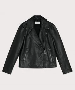Jigsaw Black Quinn Leather Biker Jacket -Jigsaw Sales Shop unnamed file 510 scaled