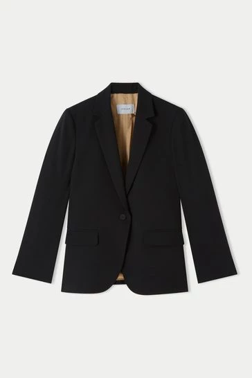 Jigsaw Black Fluid Twill Brook Blazer 4 Jigsaw Black Fluid Twill Brook Blazer - Image 4