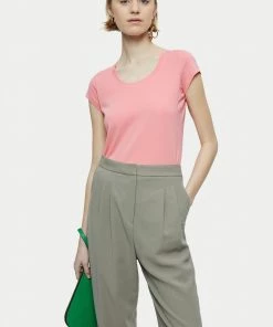 Jigsaw Sales Shop 11 Jigsaw Pink Supima Short Sleeve T-Shirt