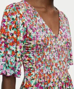 Jigsaw Red Rainbow Floral Smocked Dress 12 Jigsaw Red Rainbow Floral Smocked Dress -Jigsaw Sales Shop unnamed file 521 scaled