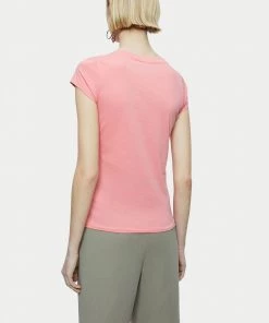 Jigsaw Pink Supima Short Sleeve T-Shirt -Jigsaw Sales Shop unnamed file 54 scaled