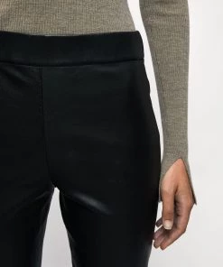 Jigsaw Black Stretch Leather Leggings -Jigsaw Sales Shop unnamed file 552 scaled