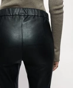 Jigsaw Black Stretch Leather Leggings -Jigsaw Sales Shop unnamed file 553 scaled