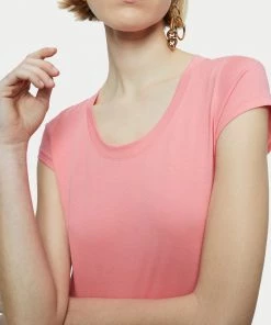 Jigsaw Pink Supima Short Sleeve T-Shirt -Jigsaw Sales Shop unnamed file 56 scaled