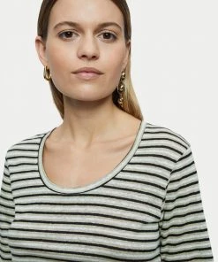 Jigsaw Black Linen Fine Stripe Short Sleeve T-Shirt -Jigsaw Sales Shop unnamed file 562 scaled