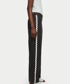 Jigsaw Black Linen Contrast Ric-Rac Trousers -Jigsaw Sales Shop unnamed file 573 scaled