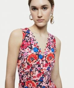 Jigsaw Pink Wild Bouquet Sleeveless Jersey Dress -Jigsaw Sales Shop unnamed file 591 scaled