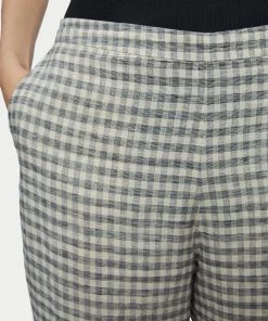Jigsaw Natural Linen Check Palazzo Trousers -Jigsaw Sales Shop unnamed file 603 scaled