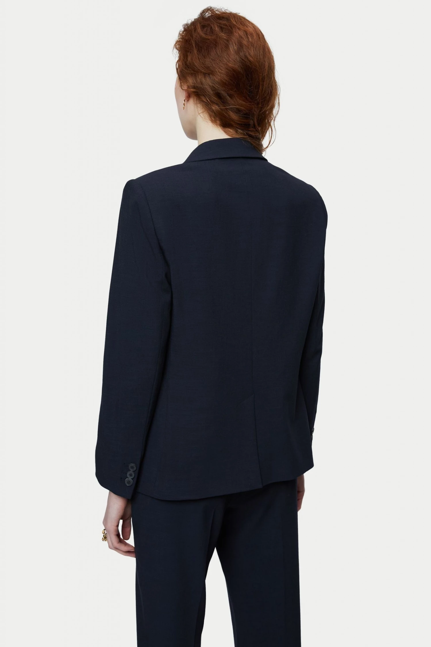 Jigsaw Blue Crosshatch Brook Blazer 2 Jigsaw Blue Crosshatch Brook Blazer - Image 2