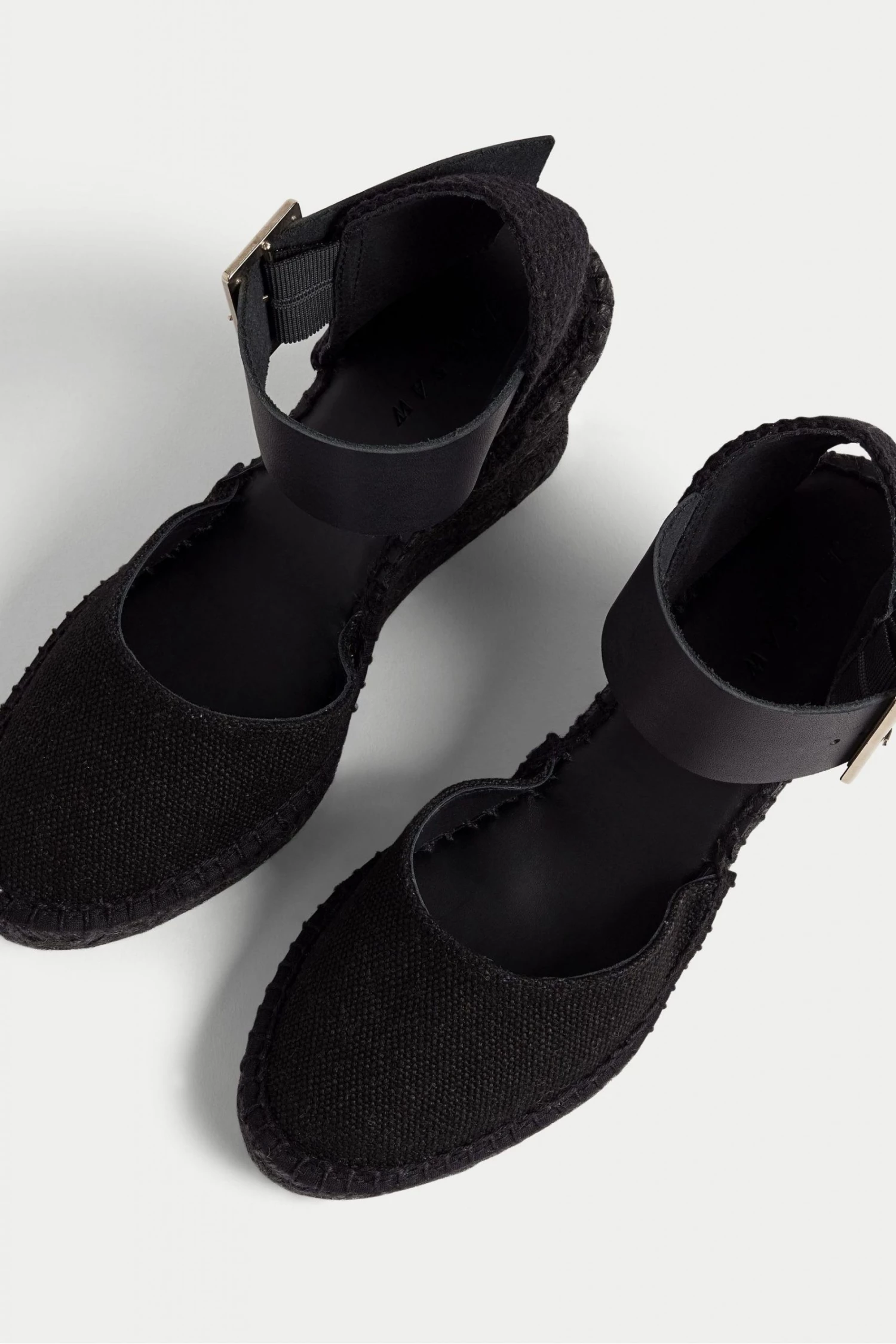 Jigsaw Black Dorset Wedge Espadrille 4 Jigsaw Black Dorset Wedge Espadrille - Image 4