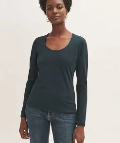 Jigsaw Double Front Scoop T-Shirt