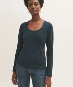 Jigsaw Double Front Scoop T-Shirt -Jigsaw Sales Shop unnamed file 628