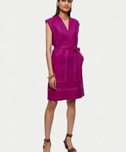 Jigsaw Purple Linen Short Wrap Dress 9 Jigsaw Purple Linen Short Wrap Dress -Jigsaw Sales Shop unnamed file 643 scaled
