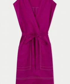 Jigsaw Purple Linen Short Wrap Dress 12 Jigsaw Purple Linen Short Wrap Dress -Jigsaw Sales Shop unnamed file 646 scaled