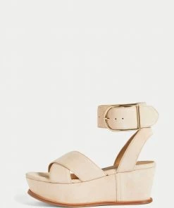 Jigsaw Natural Ives Suede Wedges