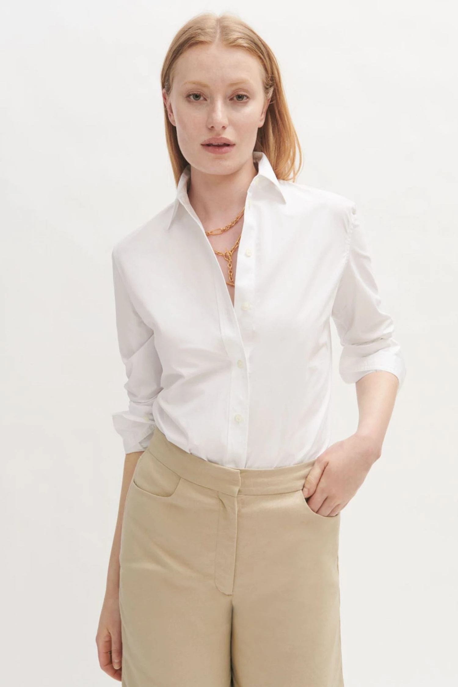 Jigsaw Poplin Slim Darted Shirt 1 Jigsaw Poplin Slim Darted Shirt