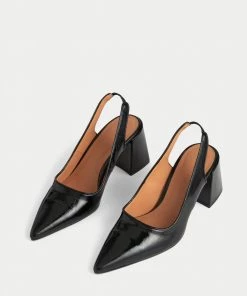 Jigsaw Alford Black Leather Heeled Shoes -Jigsaw Sales Shop unnamed file 679 scaled