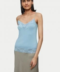 Jigsaw Blue Modal Lace Vest -Jigsaw Sales Shop unnamed file 722
