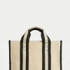 Jigsaw Athena Cream Woven Tote Bag