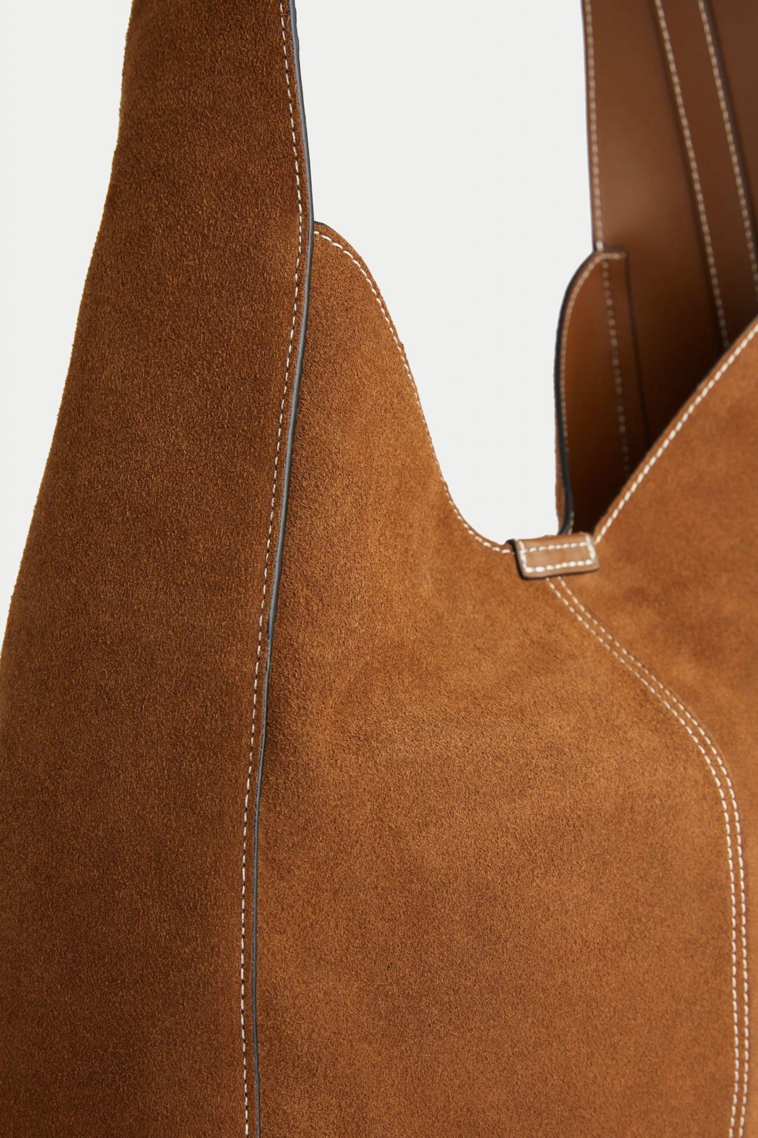 Jigsaw Women Suede Leather Slouch Bag 3 Jigsaw Women Suede Leather Slouch Bag - Image 3