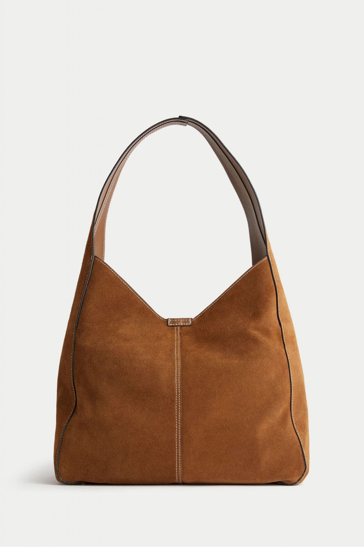 Jigsaw Women Suede Leather Slouch Bag 4 Jigsaw Women Suede Leather Slouch Bag - Image 4