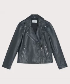 Jigsaw Blue Quinn Leather Biker Jacket -Jigsaw Sales Shop unnamed file 765 scaled