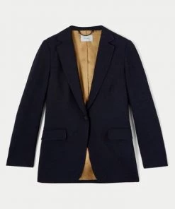 Jigsaw Blue Crosshatch Jacket -Jigsaw Sales Shop unnamed file 780