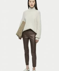 Jigsaw Green Stretch Leather Leggings -Jigsaw Sales Shop unnamed file 802 scaled