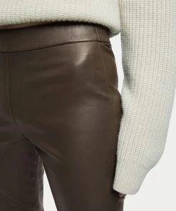 Jigsaw Green Stretch Leather Leggings -Jigsaw Sales Shop unnamed file 803 scaled