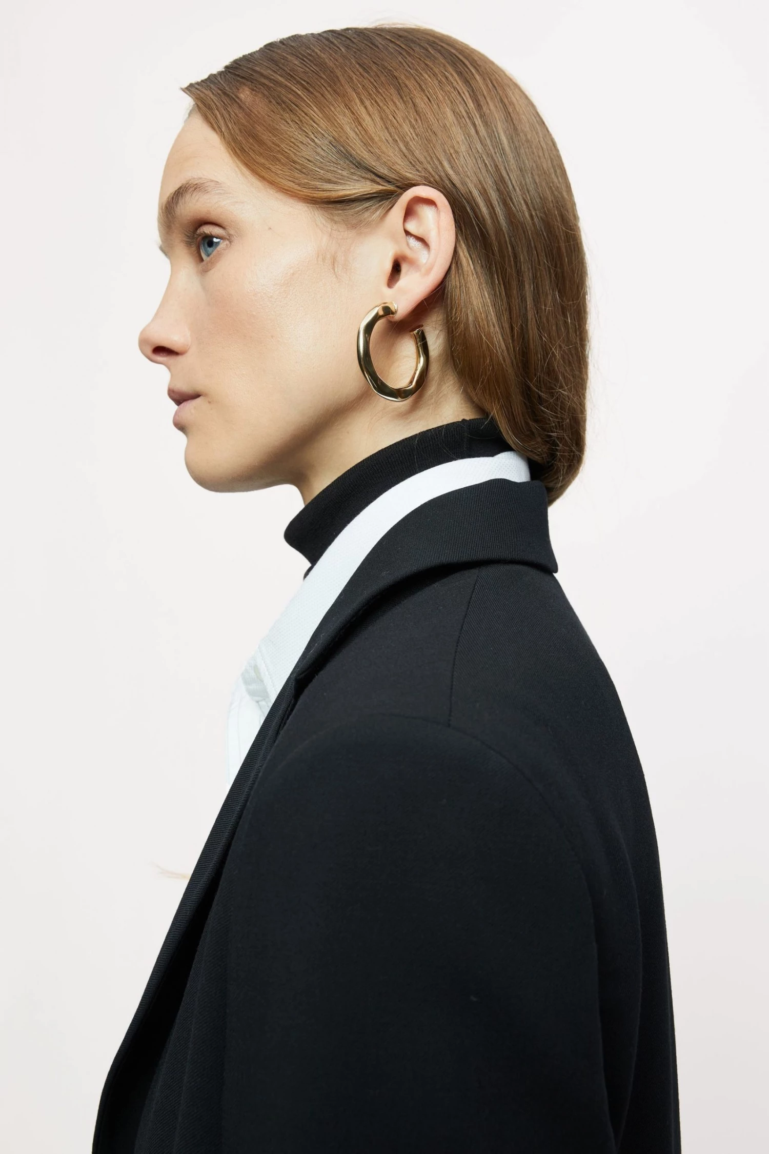 Jigsaw Black Fluid Twill Gibson Blazer: Jacket 5 Jigsaw Black Fluid Twill Gibson Blazer: Jacket - Image 5