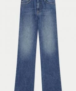 Jigsaw Blue Balfour Long Wide Leg Jeans -Jigsaw Sales Shop unnamed file 839