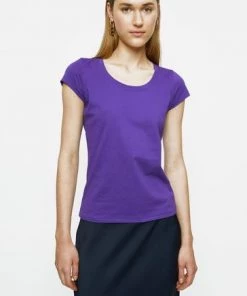 Jigsaw Supima Purple Cotton Short Sleeve T-Shirt -Jigsaw Sales Shop unnamed file 880