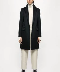 Jigsaw Black Relaxed City Coat -Jigsaw Sales Shop unnamed file 903