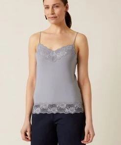 Jigsaw Grey Model Lace Vest
