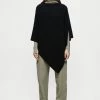 Jigsaw Black Cashmere Poncho