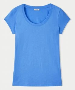 Jigsaw Supima Blue Short Sleeve T-Shirt -Jigsaw Sales Shop unnamed file 96 scaled