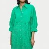Jigsaw Green Broderie Shirt