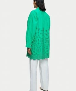 Jigsaw Green Broderie Shirt -Jigsaw Sales Shop unnamed file 970 scaled